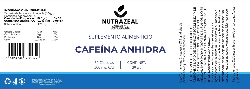 Cafeína Anhidra