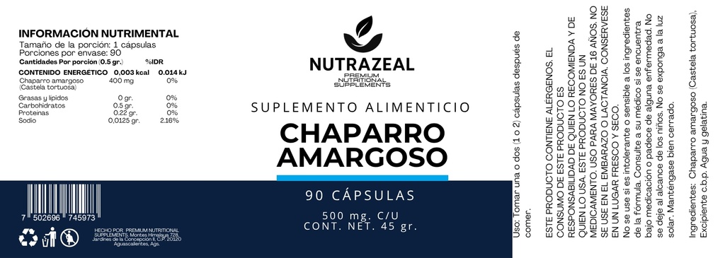 Chaparro Amargoso
