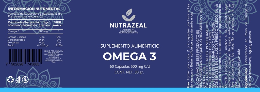 Omega 3 Linaza