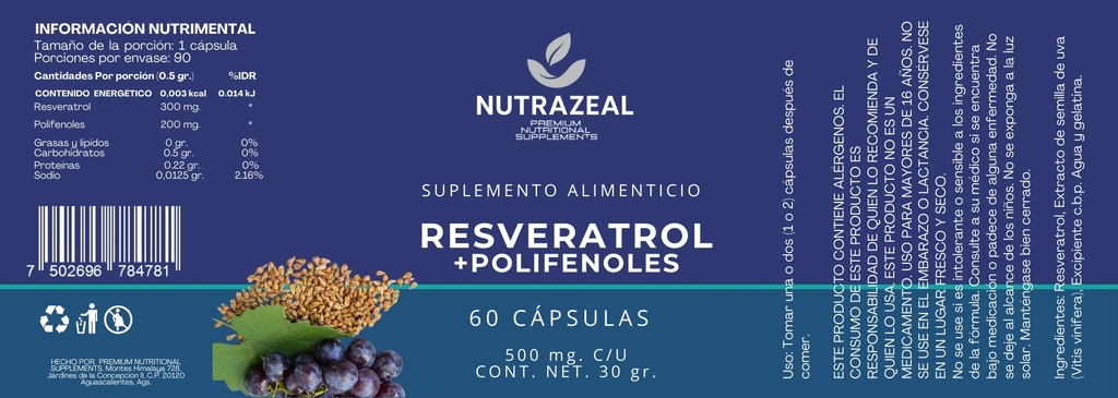 RESVERATROL + POLIFENOLES