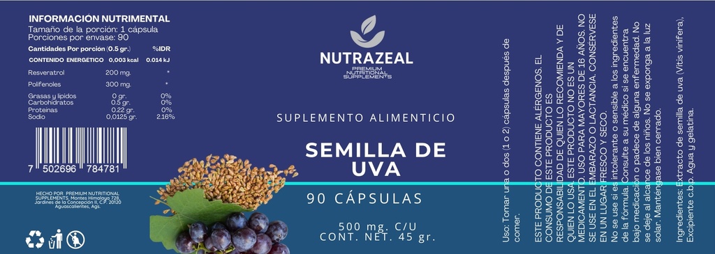SEMILLA DE UVA