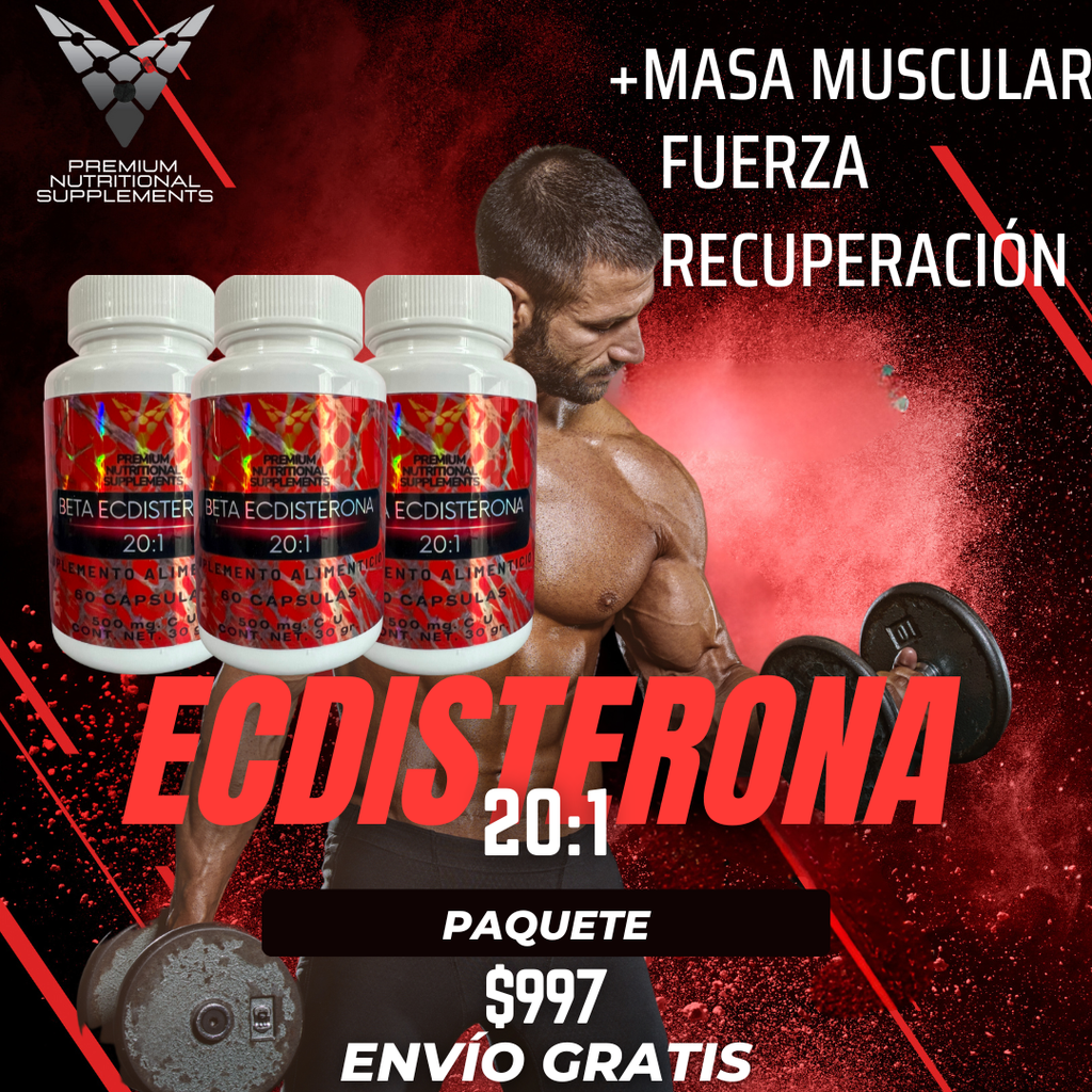 PAQUETE 3 ECDISTERONAS