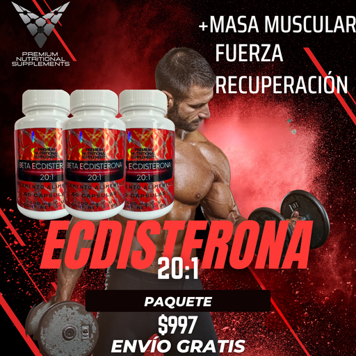 PAQUETE 3 ECDISTERONAS